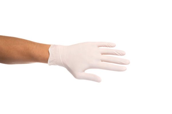 Rukavice latexové vyšetřovací DONA SENSITIVE S, 100 ks - Image 2