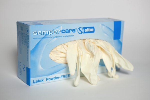 Sempercare Edition latexové rukavice bez pudru S, 100 ks - Image 2