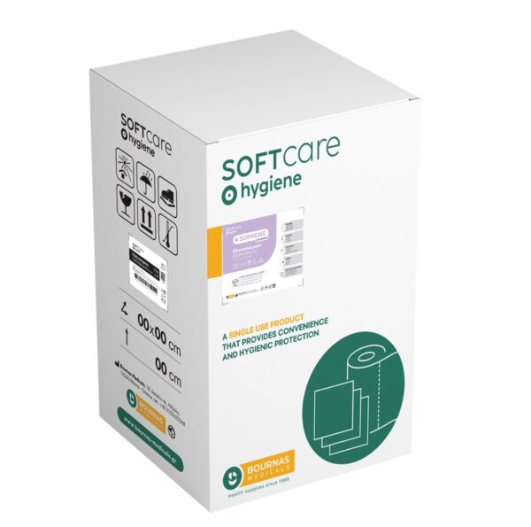 Soft Care SUPREME PLUS netkaná vyšetřovací podložka 58cm x 70m, černá - Image 2